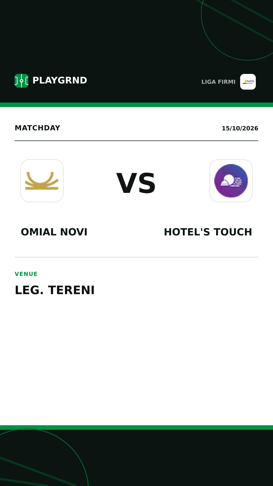 Instagram artwork: Omial Novi vs Hotel's Touch