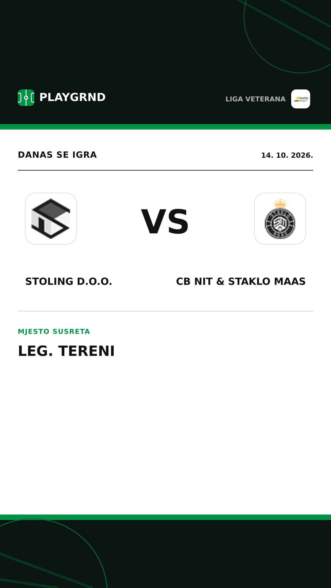 Instagram slika: Stoling D.O.O. vs CB Nit & Staklo Maas