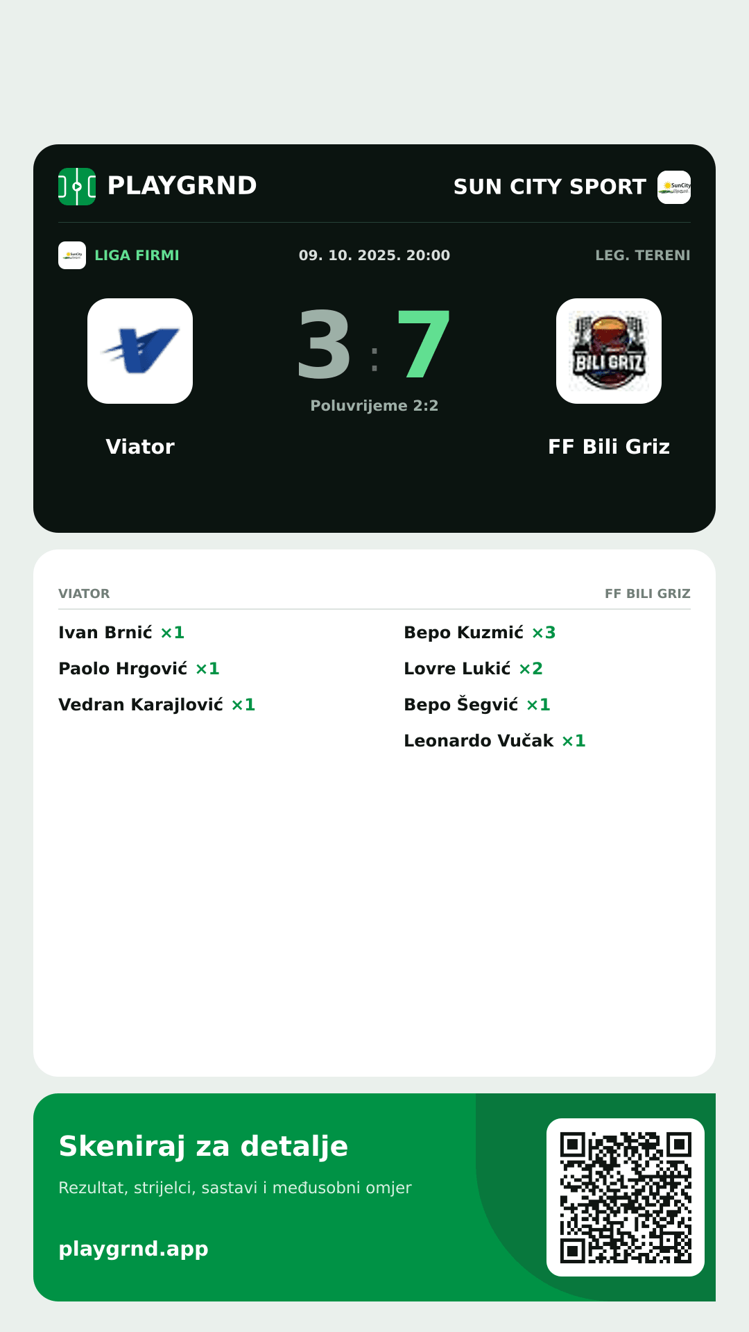 Story image: Viator 3:7 FF Bili Griz
