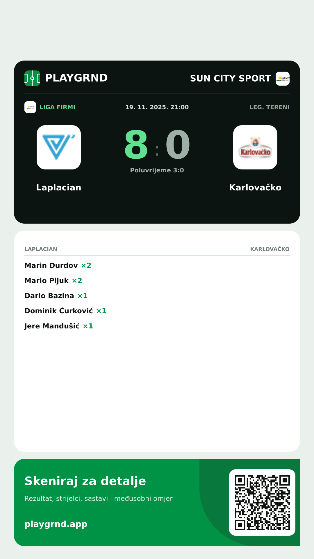 Story image: Laplacian 8:0 Karlovačko