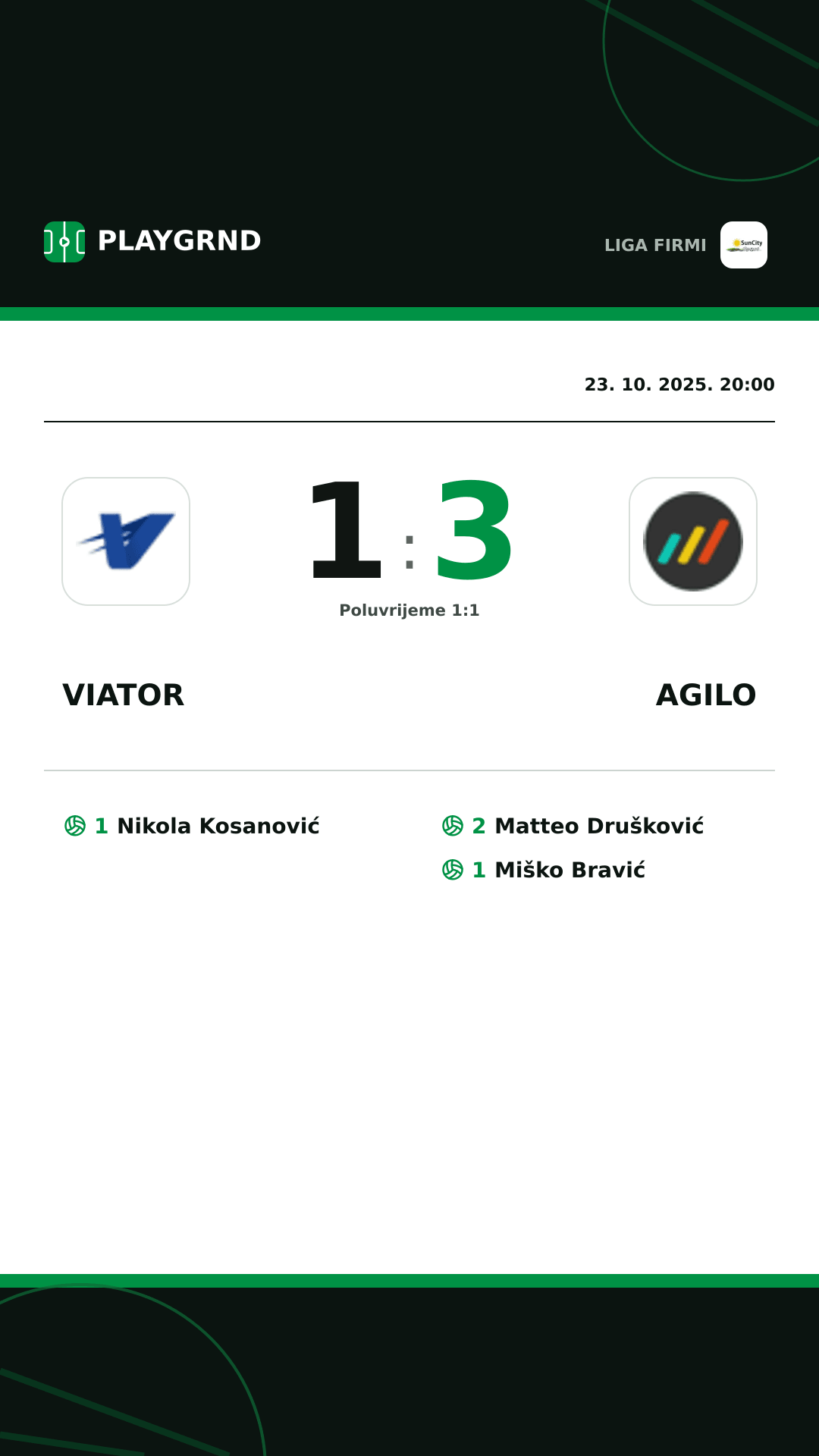 Instagram slika: Viator 1:3 Agilo