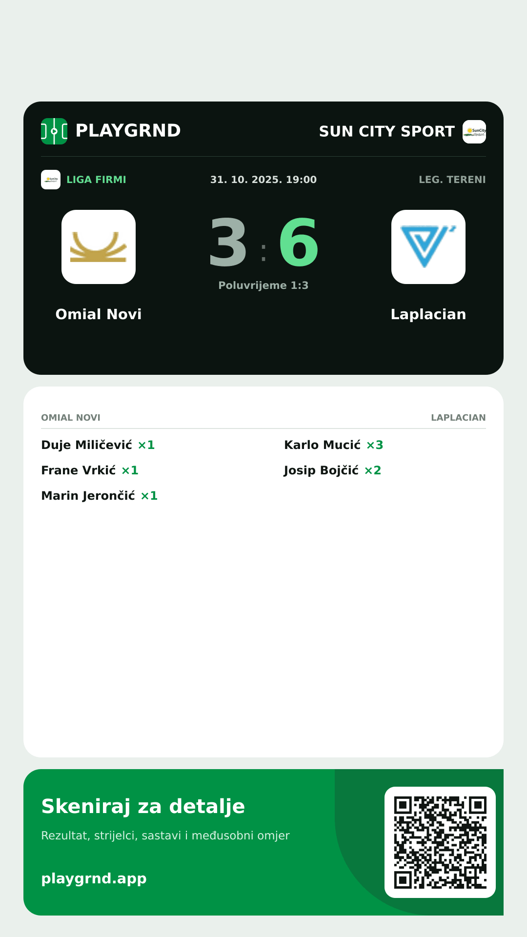 Story slika: Omial Novi 3:6 Laplacian