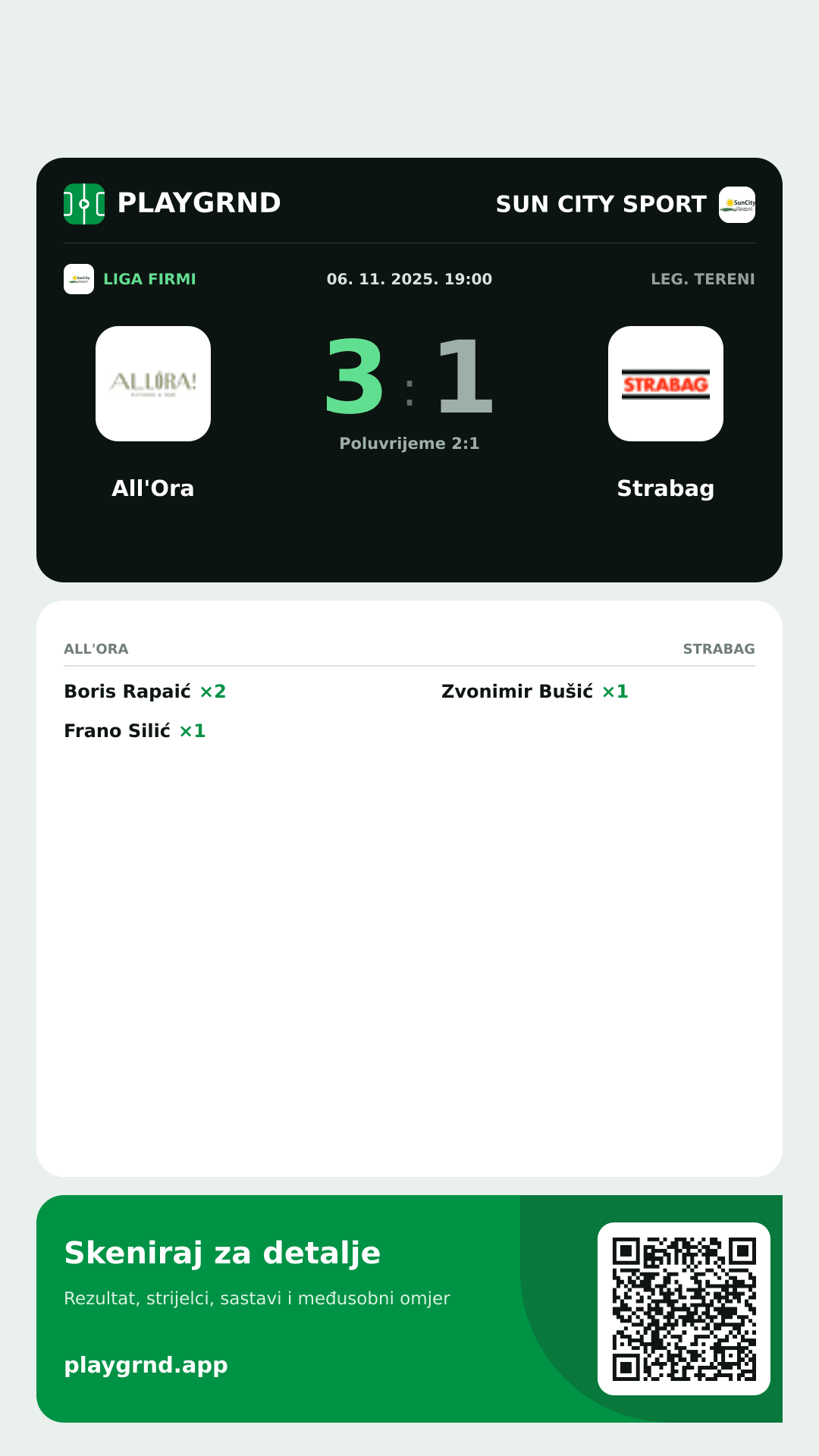 Story slika: All'Ora 3:1 Strabag