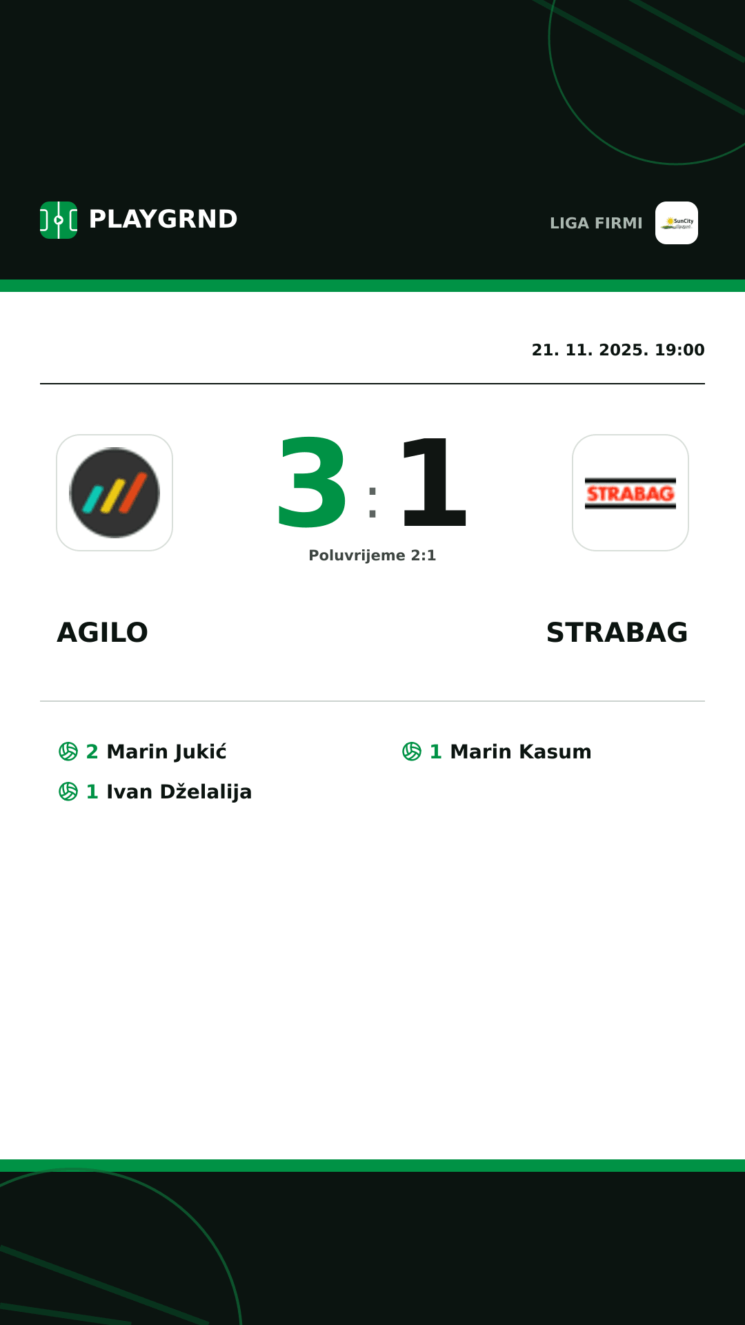 Instagram slika: Agilo 3:1 Strabag