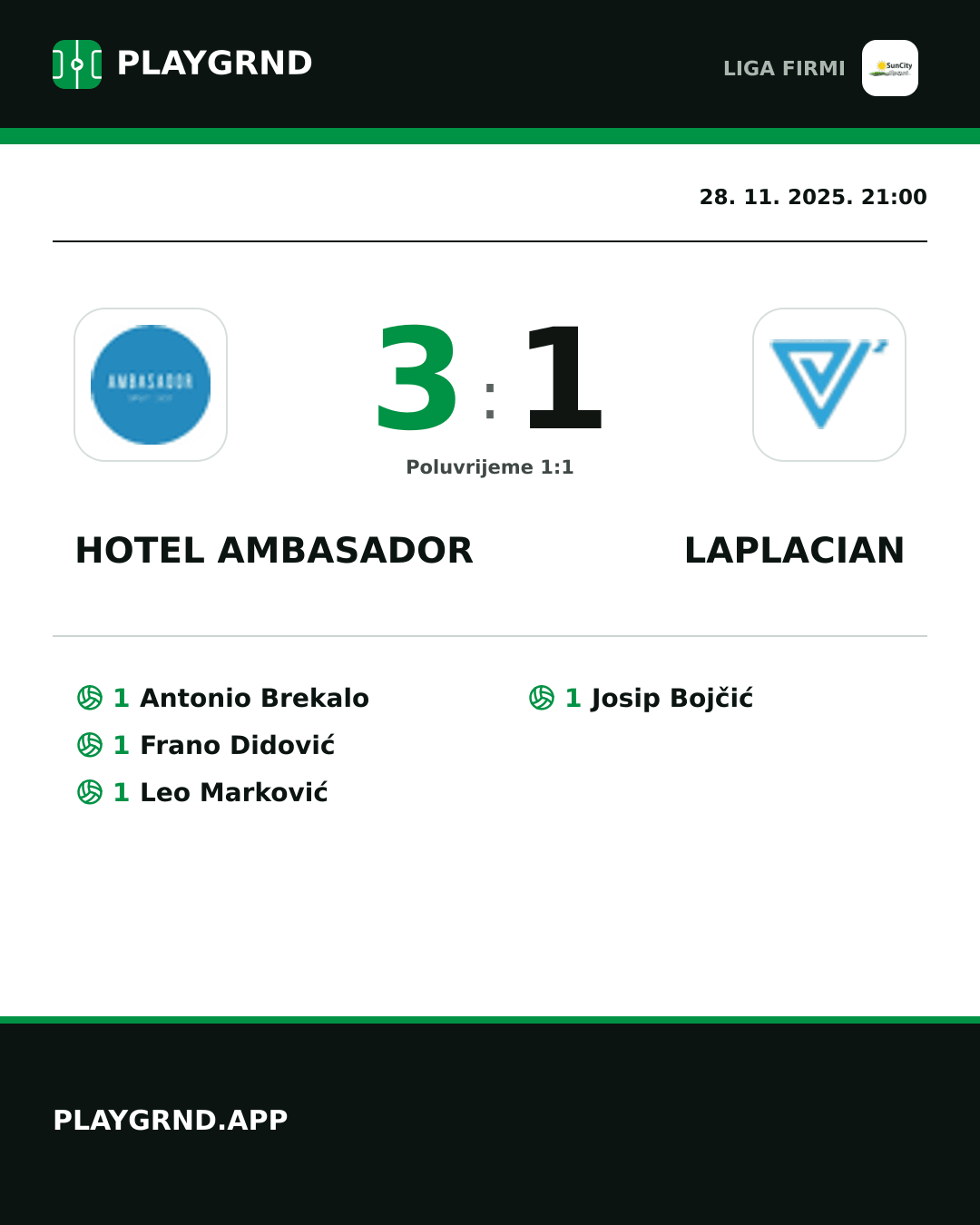 Instagram slika: Hotel Ambasador 3:1 Laplacian