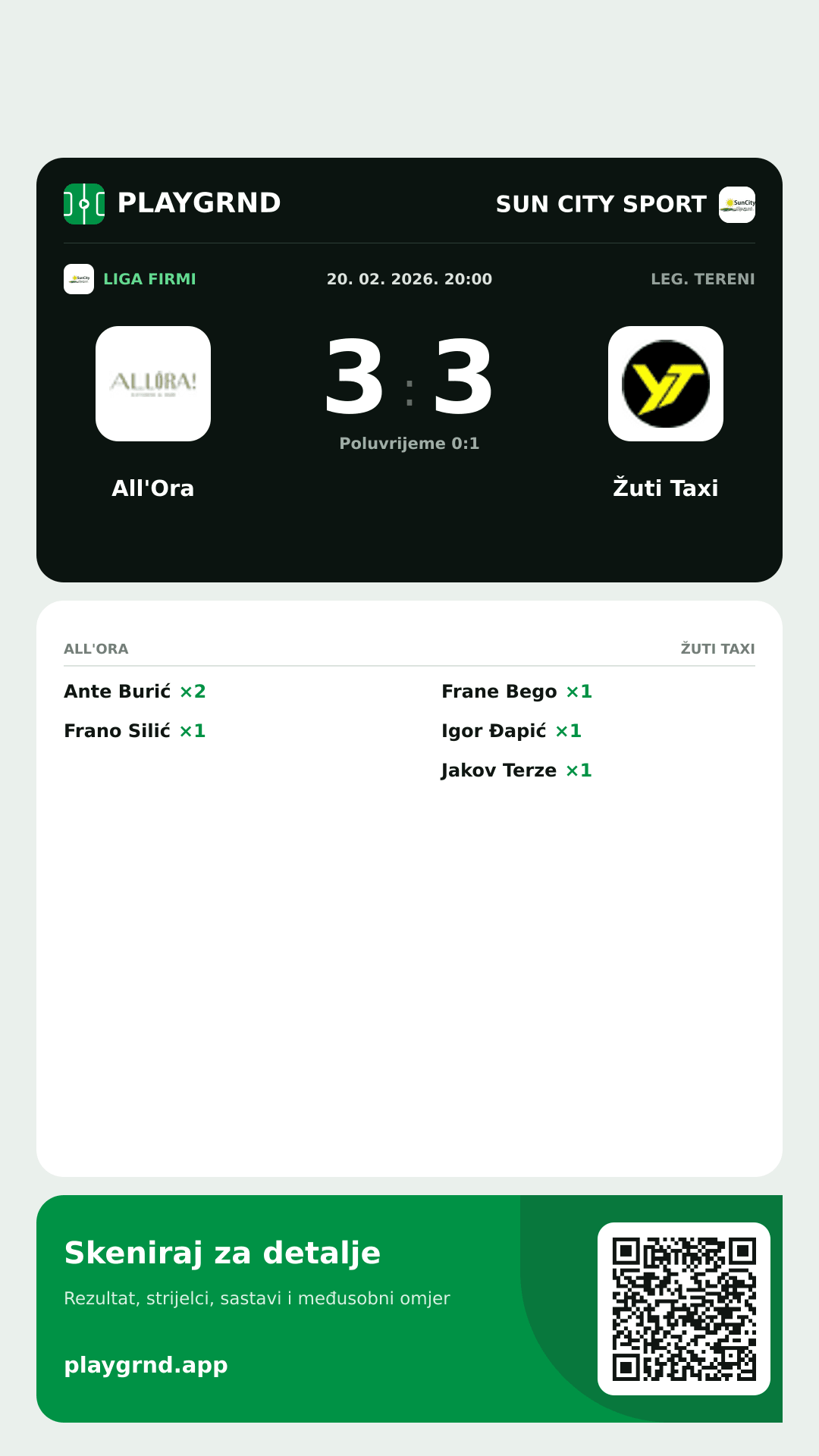 Story slika: All'Ora 3:3 Žuti Taxi