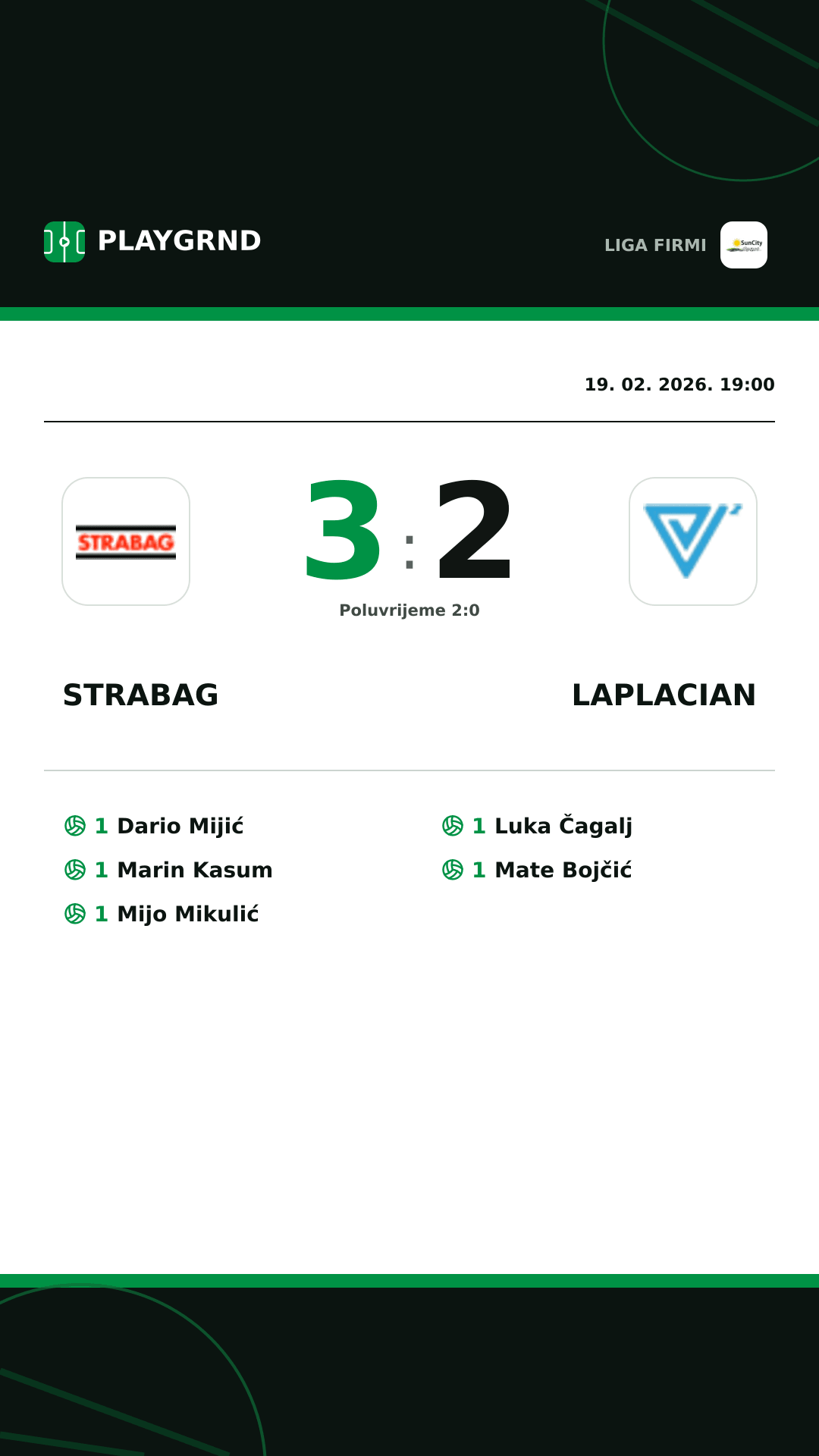 Instagram slika: Strabag 3:2 Laplacian