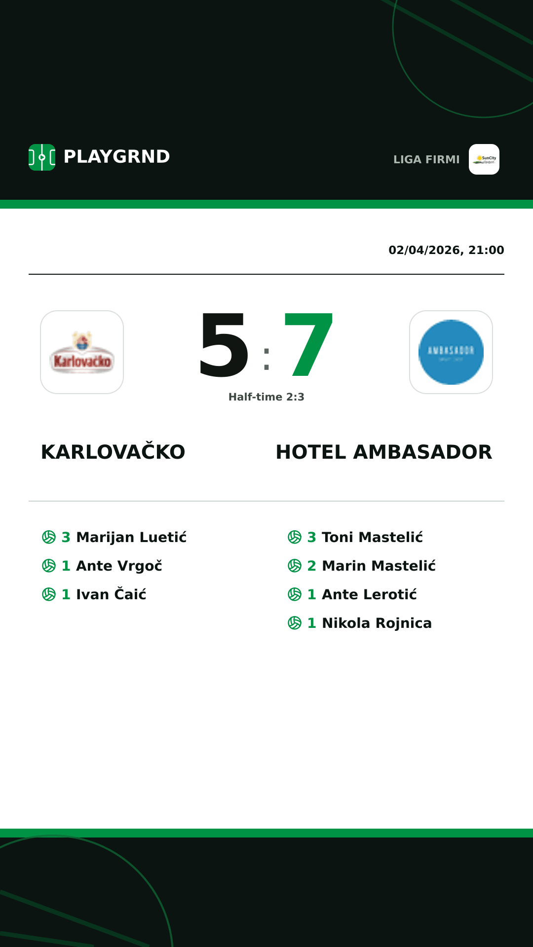Instagram artwork: Karlovačko 5:7 Hotel Ambasador