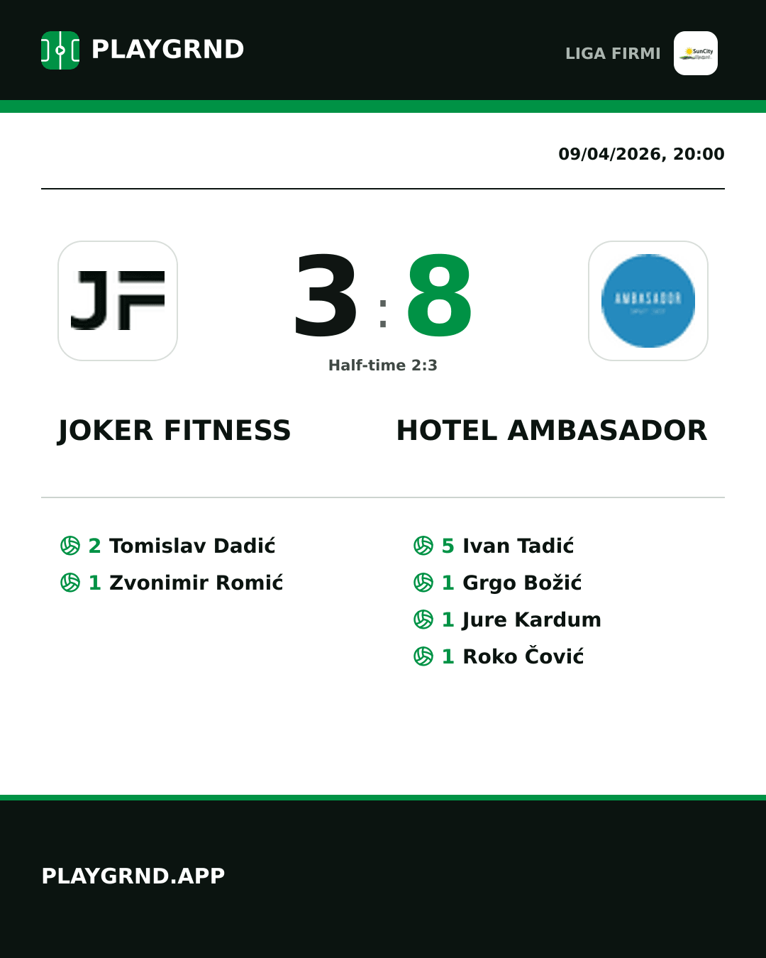 Instagram artwork: Joker Fitness 3:8 Hotel Ambasador