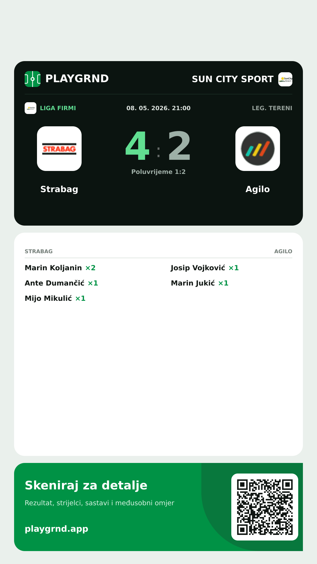 Story image: Strabag 4:2 Agilo