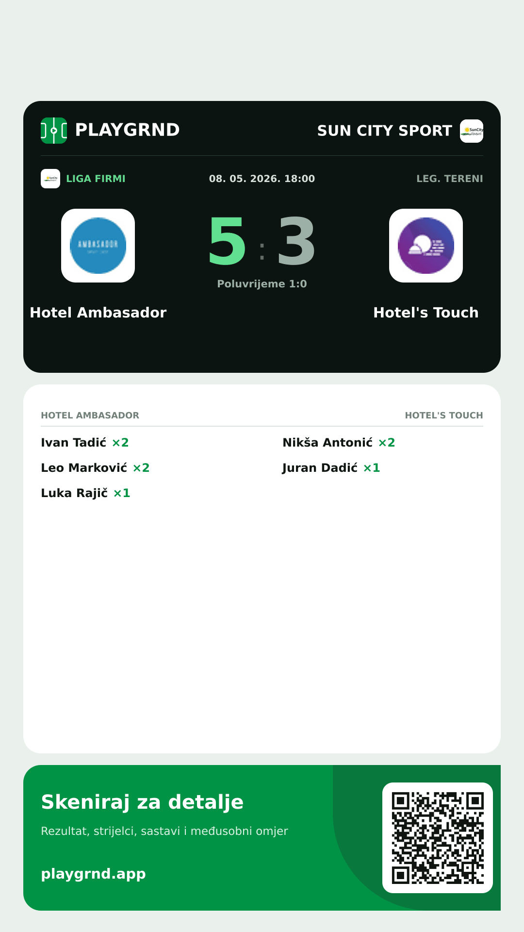 Story slika: Hotel Ambasador 5:3 Hotel's Touch