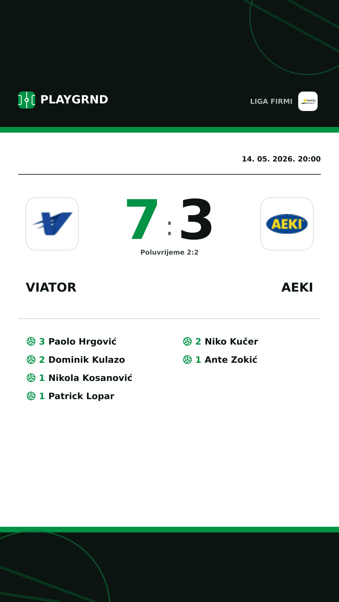 Instagram slika: Viator 7:3 AEKI