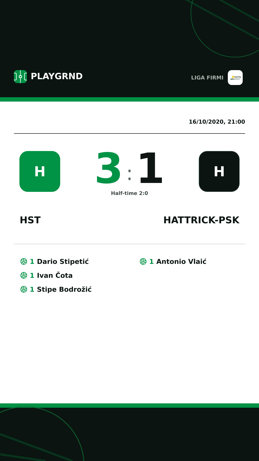 Instagram artwork: Hst 3:1 Hattrick-Psk