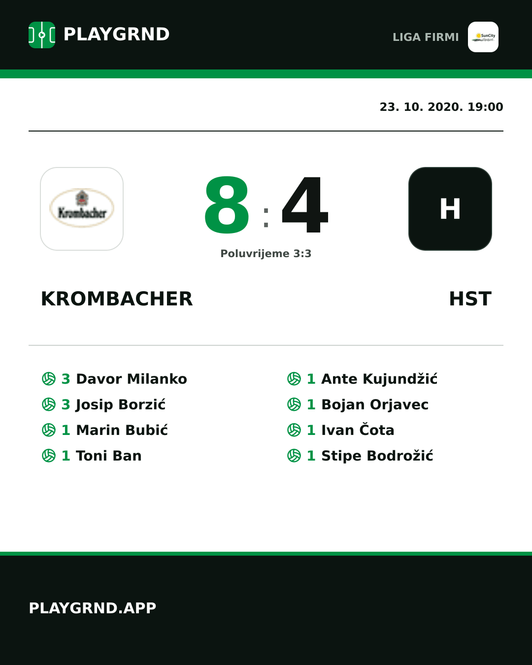 Instagram slika: Krombacher 8:4 Hst