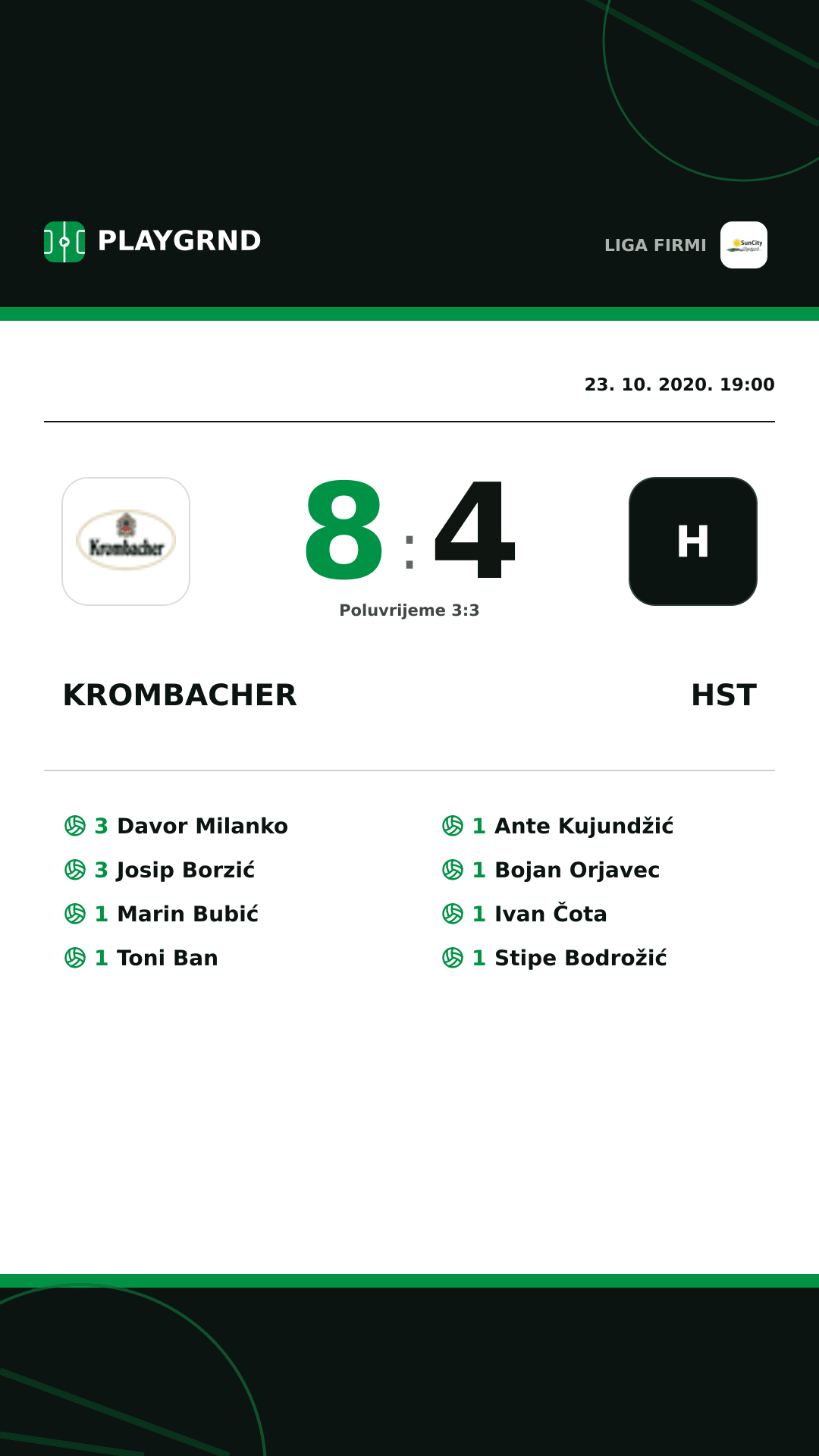 Instagram slika: Krombacher 8:4 Hst