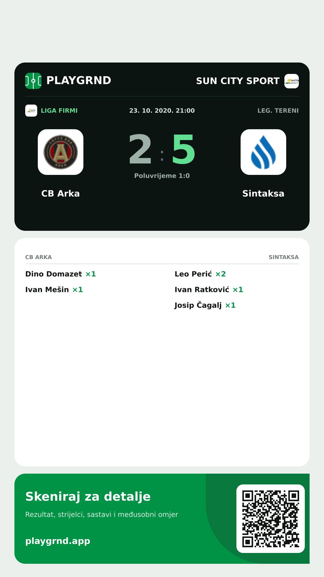 Story image: CB Arka 2:5 Sintaksa