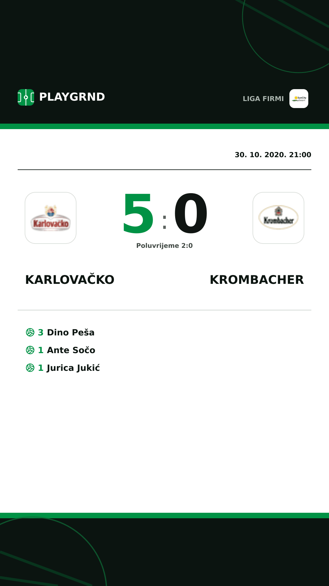 Instagram slika: Karlovačko 5:0 Krombacher
