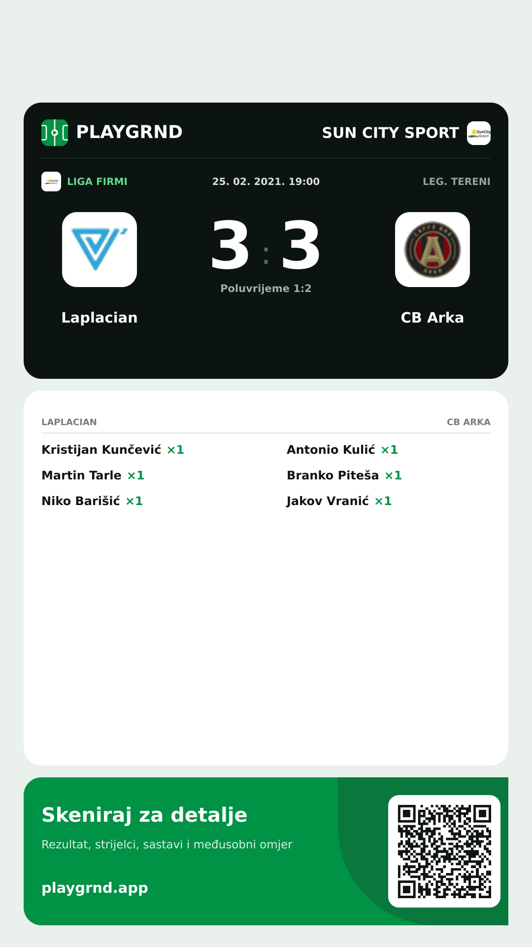 Story slika: Laplacian 3:3 CB Arka