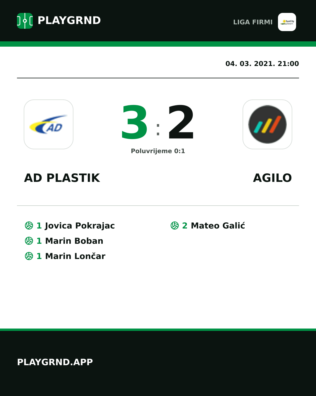 Instagram slika: AD Plastik 3:2 Agilo