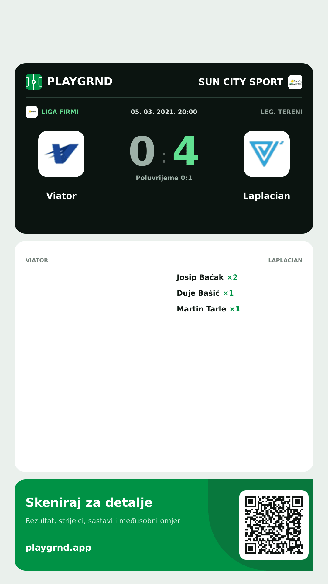 Story image: Viator 0:4 Laplacian