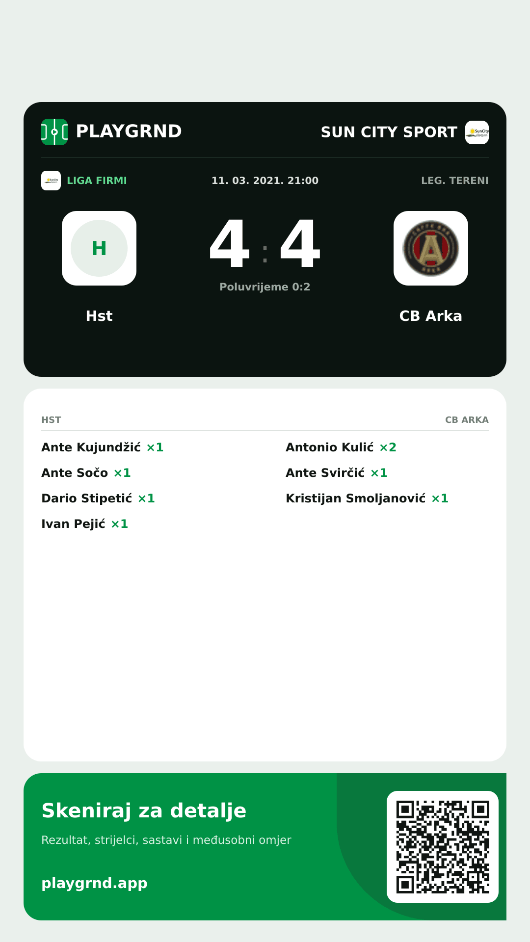 Story slika: Hst 4:4 CB Arka