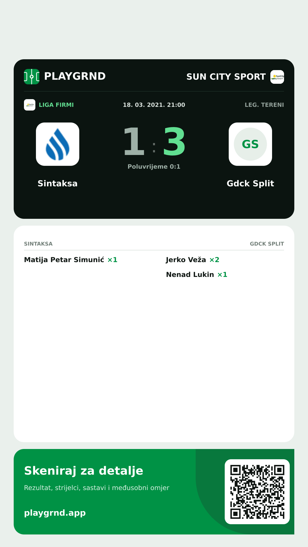 Story slika: Sintaksa 1:3 Gdck Split