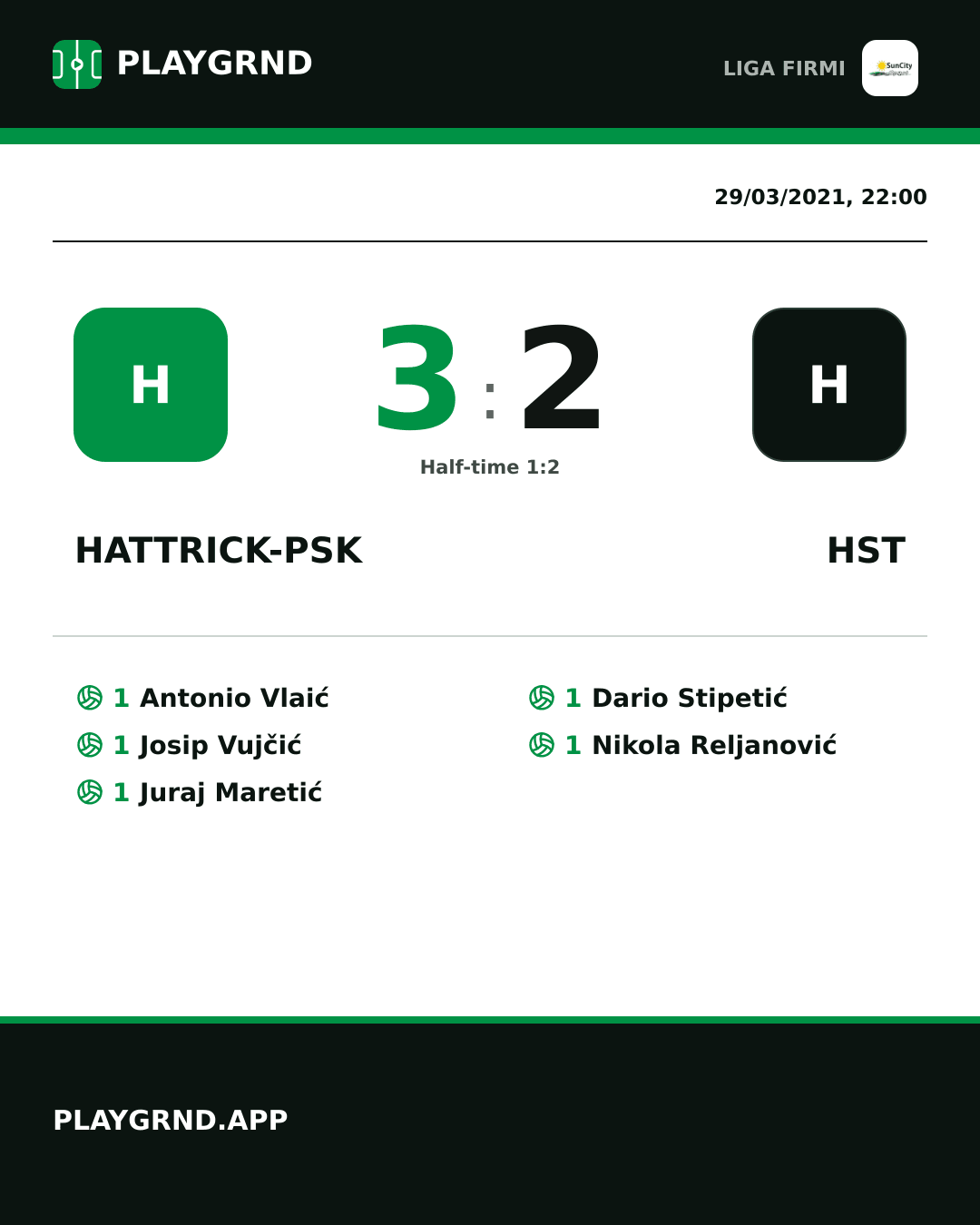 Instagram artwork: Hattrick-Psk 3:2 Hst