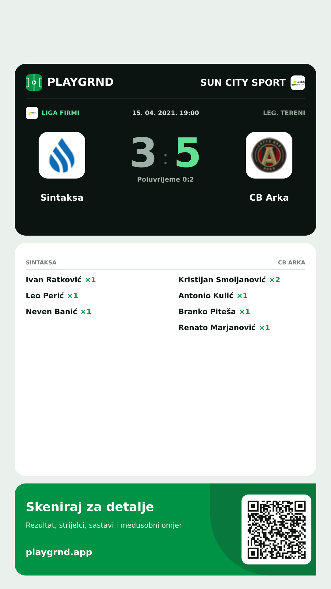 Story slika: Sintaksa 3:5 CB Arka