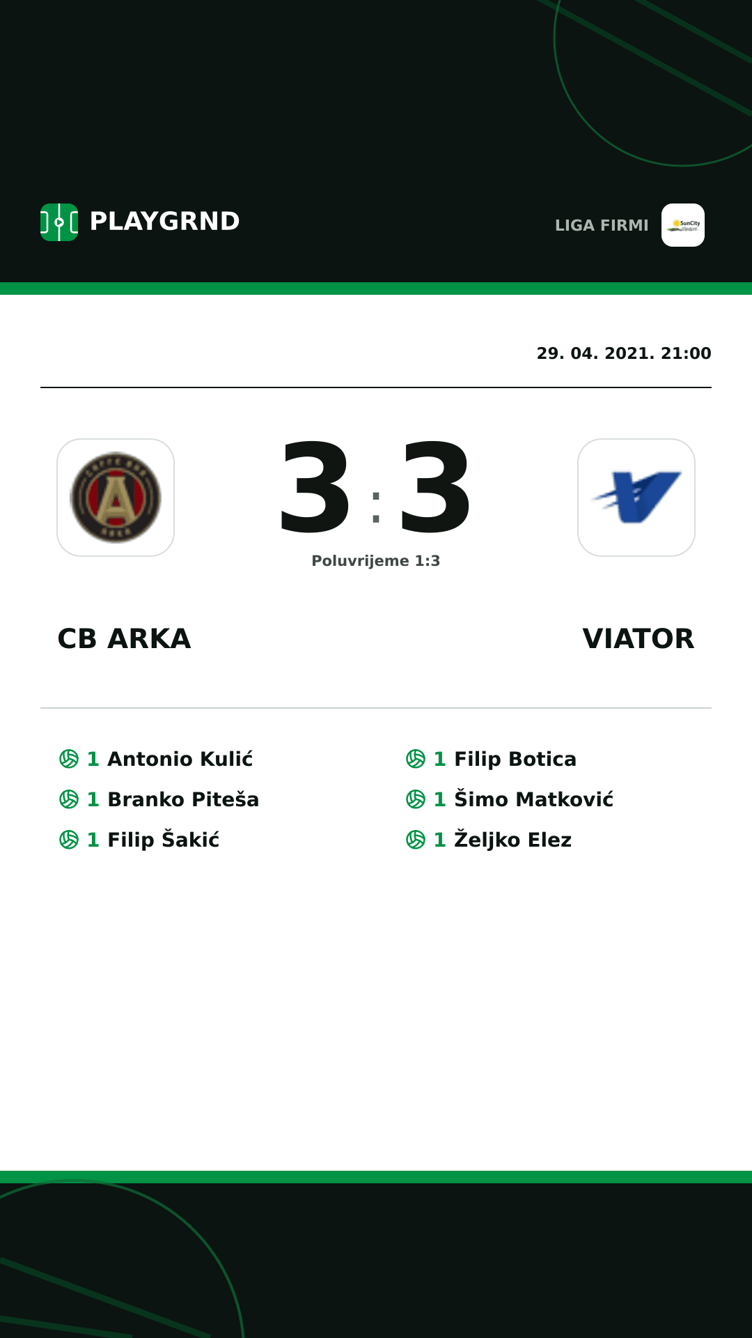 Instagram slika: CB Arka 3:3 Viator