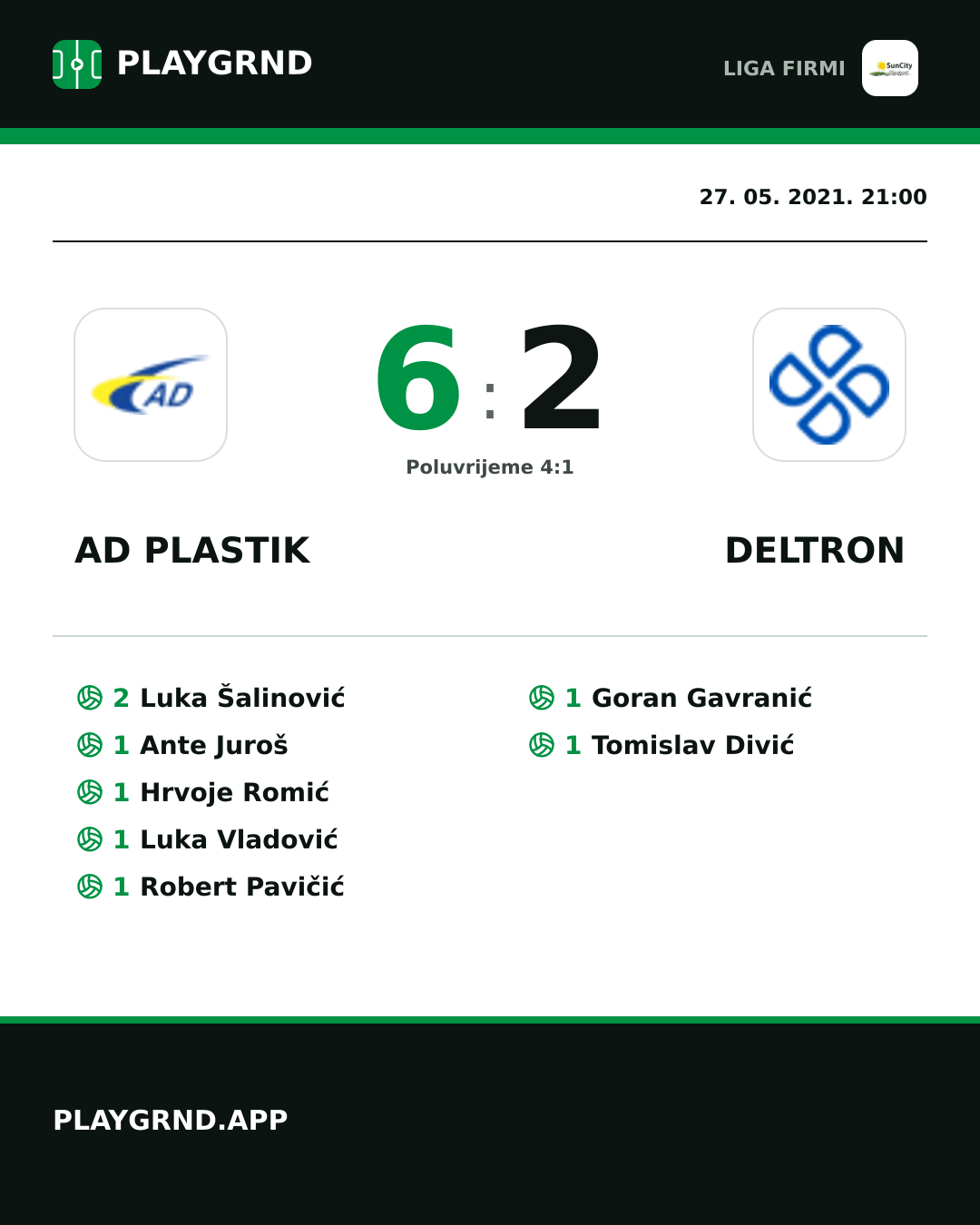Instagram slika: AD Plastik 6:2 Deltron