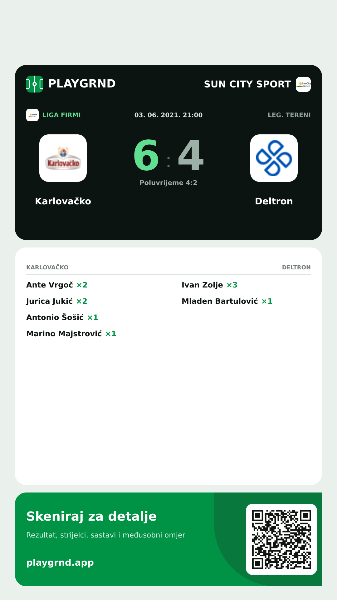 Story image: Karlovačko 6:4 Deltron