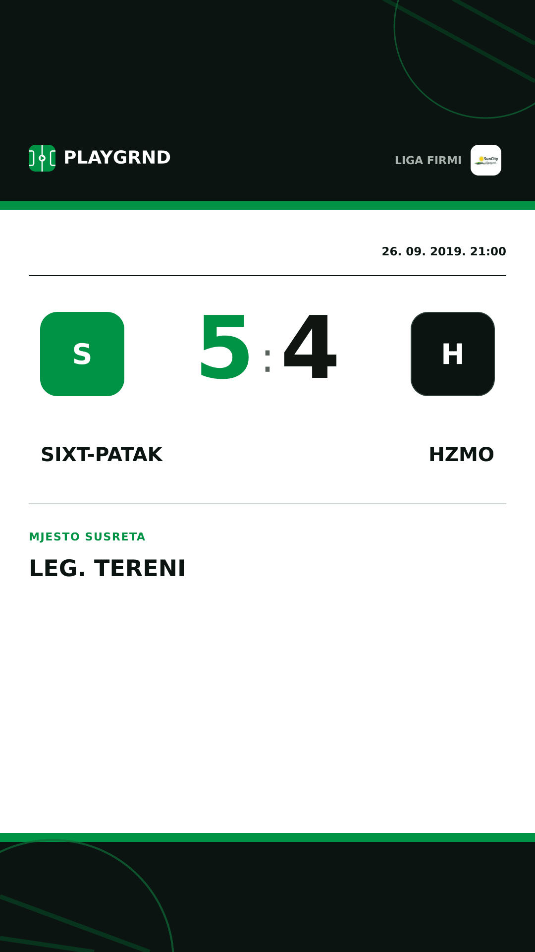 Instagram slika: Sixt-Patak 5:4 Hzmo