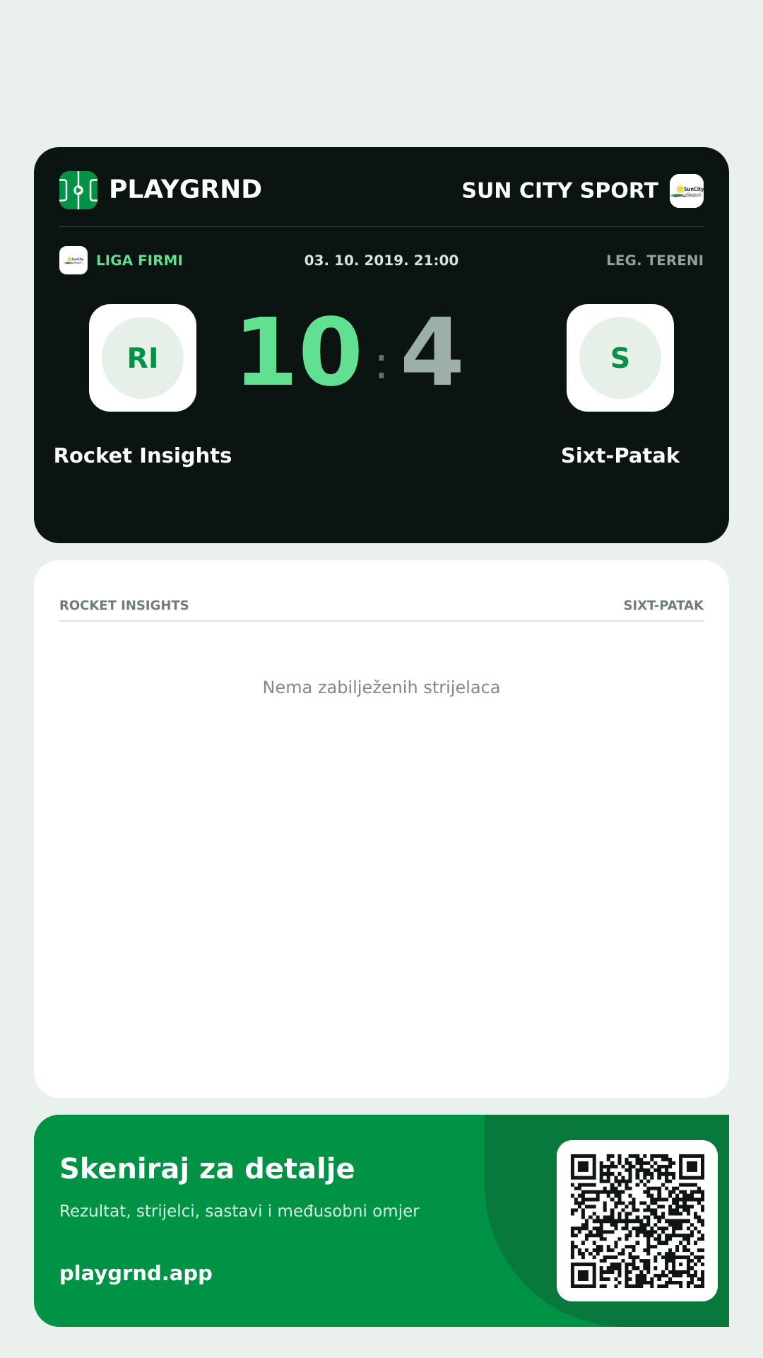 Story slika: Rocket Insights 10:4 Sixt-Patak