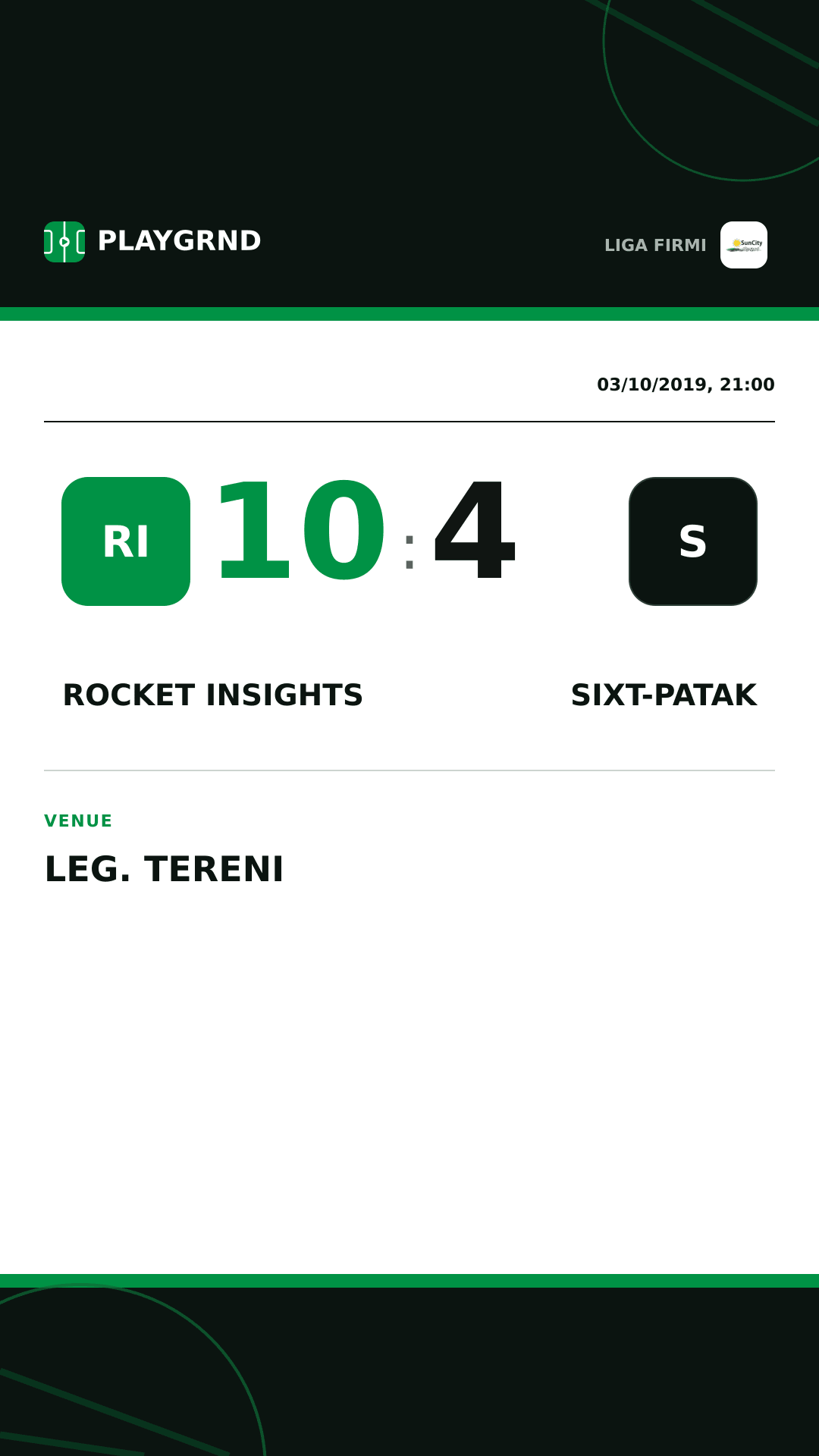Instagram artwork: Rocket Insights 10:4 Sixt-Patak