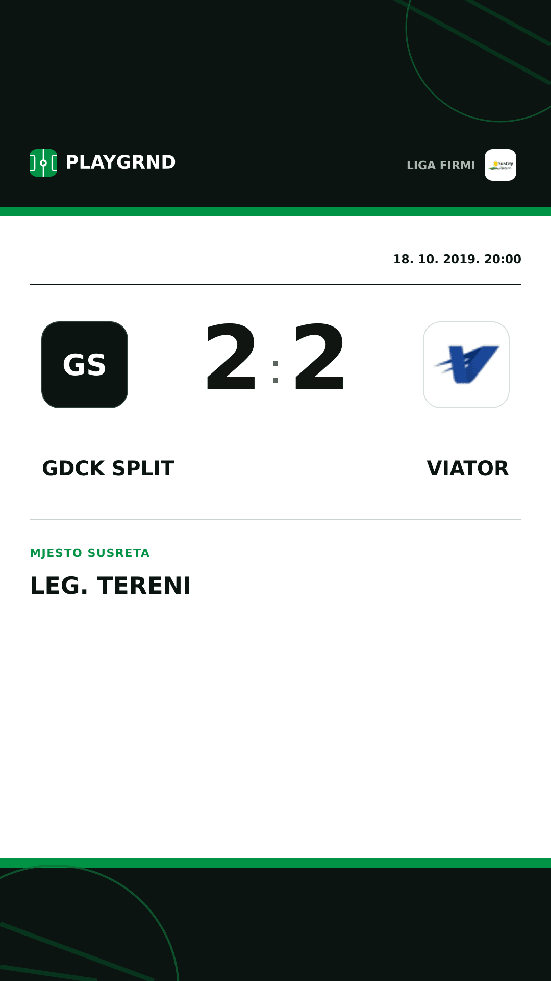 Instagram slika: Gdck Split 2:2 Viator