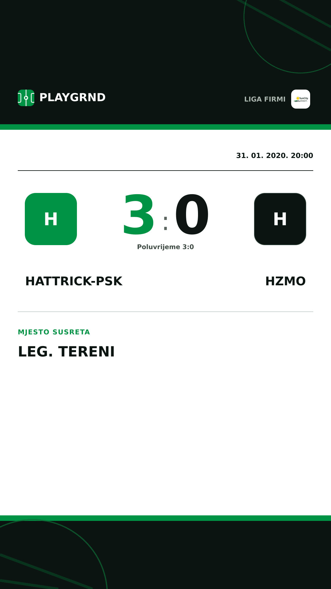 Instagram slika: Hattrick-Psk 3:0 Hzmo