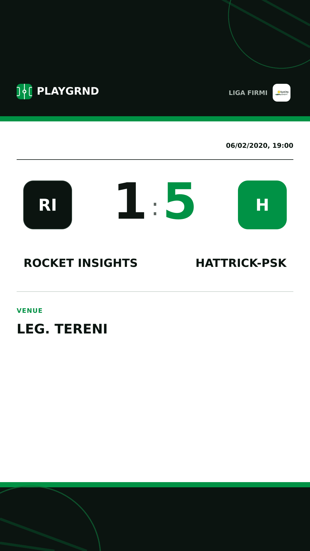Instagram artwork: Rocket Insights 1:5 Hattrick-Psk