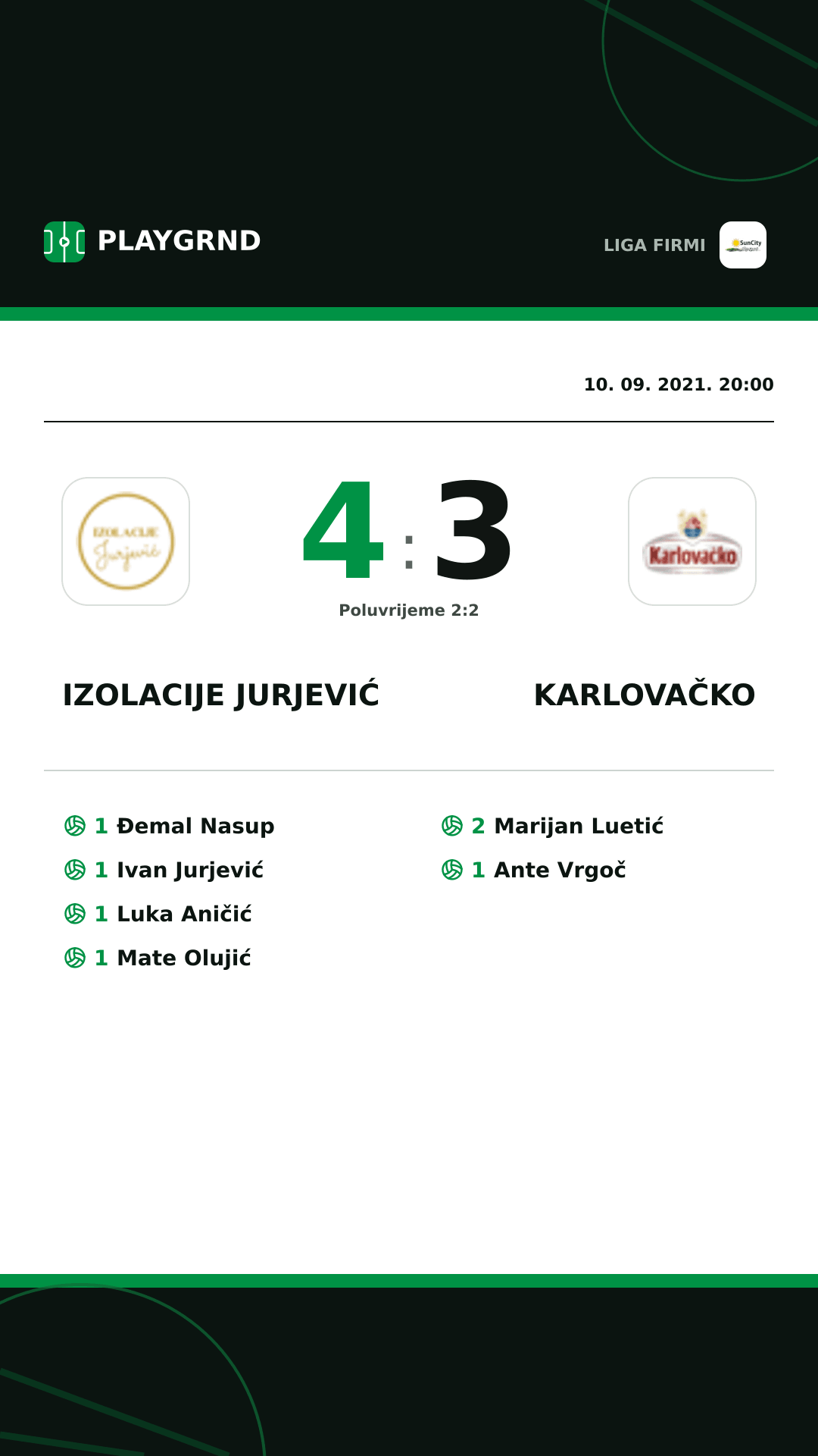 Instagram slika: Izolacije Jurjević 4:3 Karlovačko