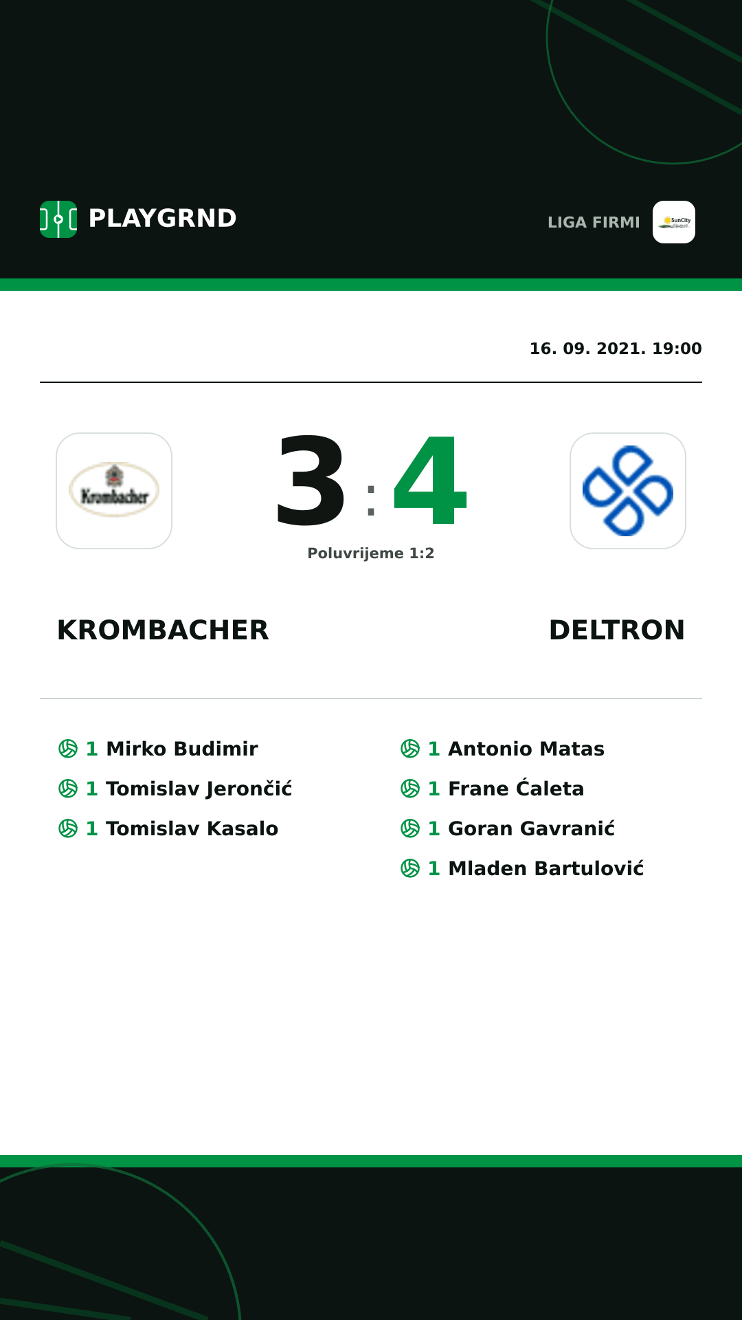 Instagram slika: Krombacher 3:4 Deltron