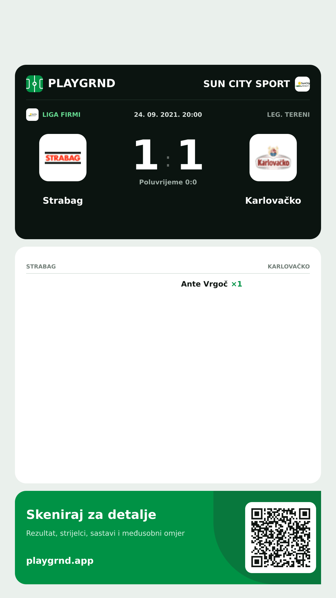 Story image: Strabag 1:1 Karlovačko