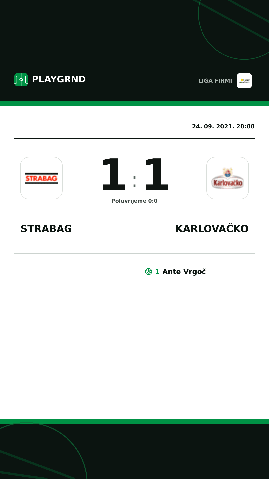 Instagram slika: Strabag 1:1 Karlovačko