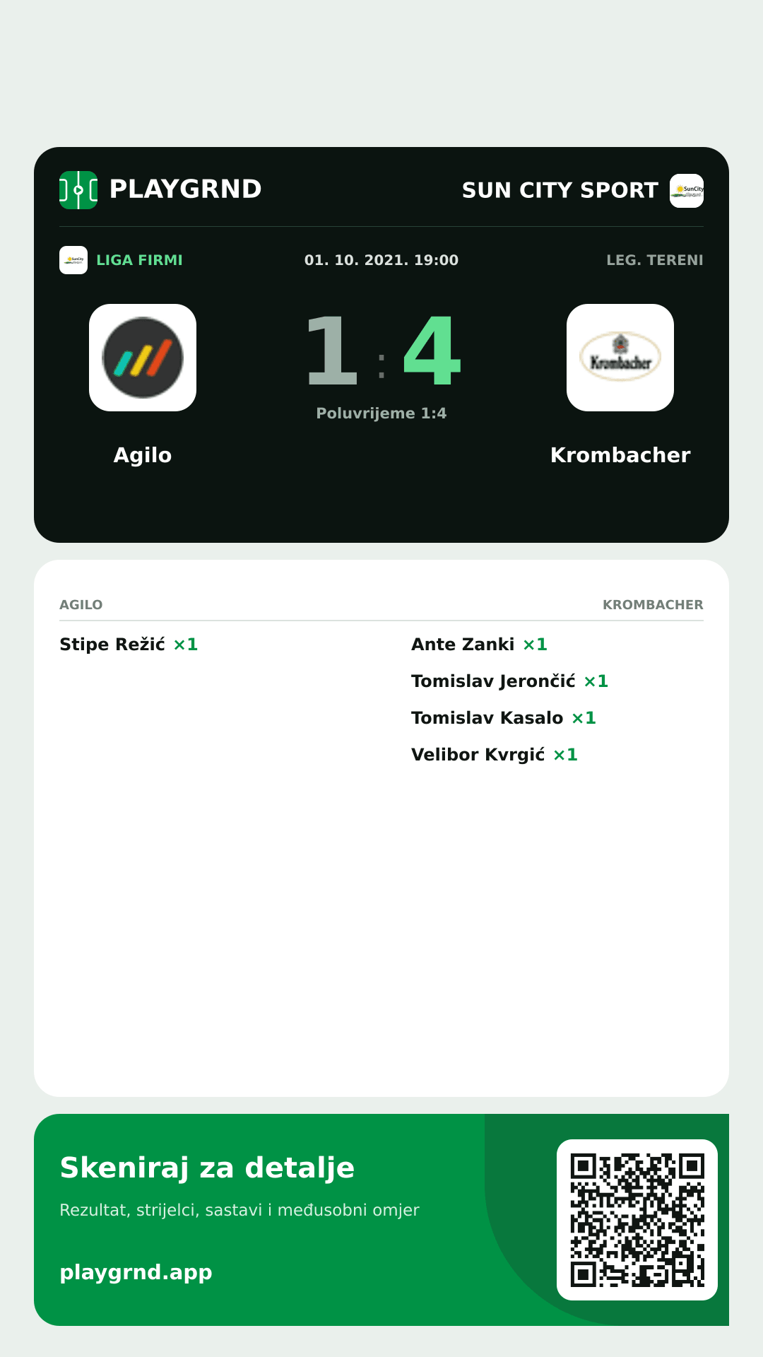 Story slika: Agilo 1:4 Krombacher