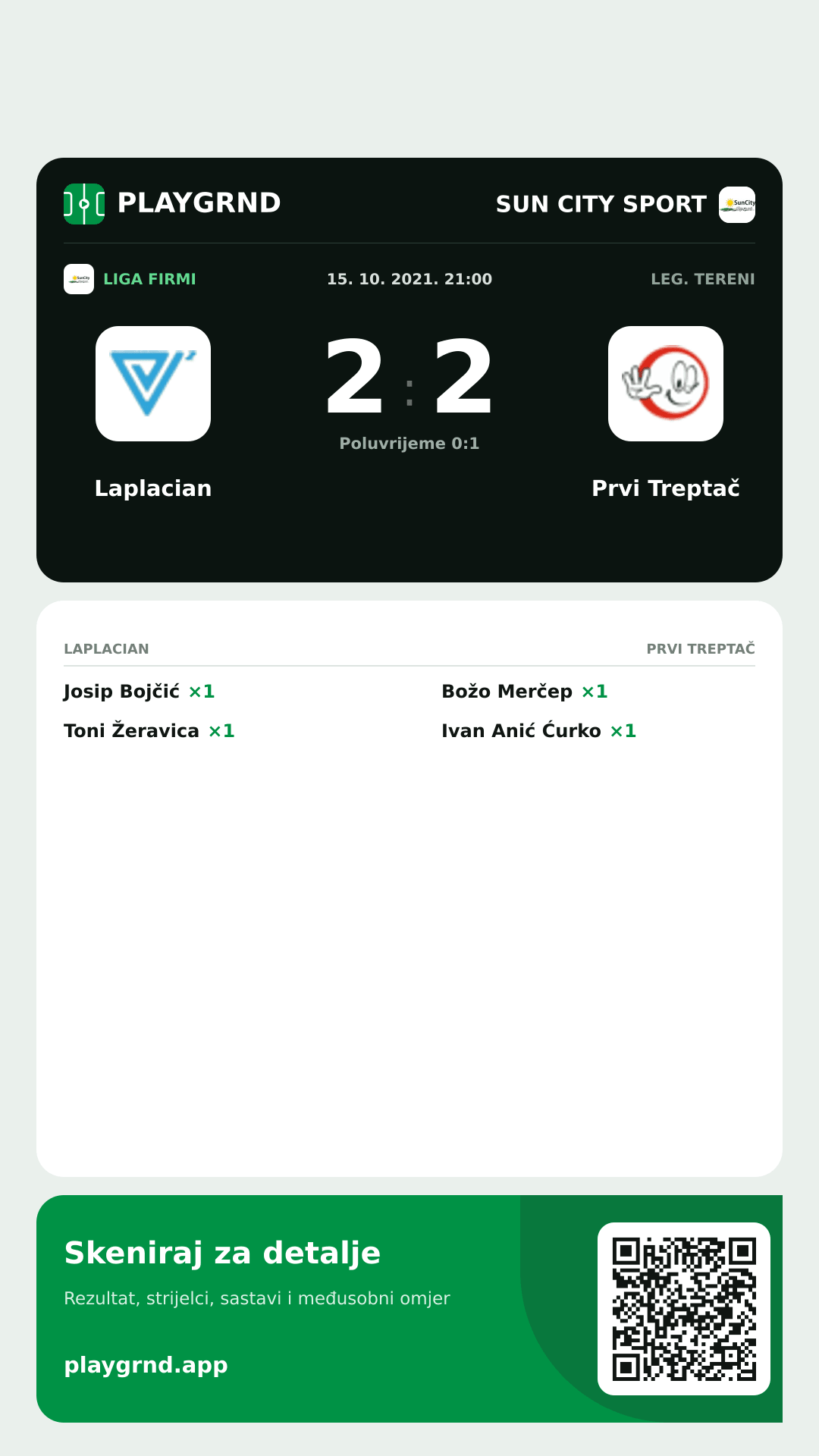 Story slika: Laplacian 2:2 Prvi Treptač