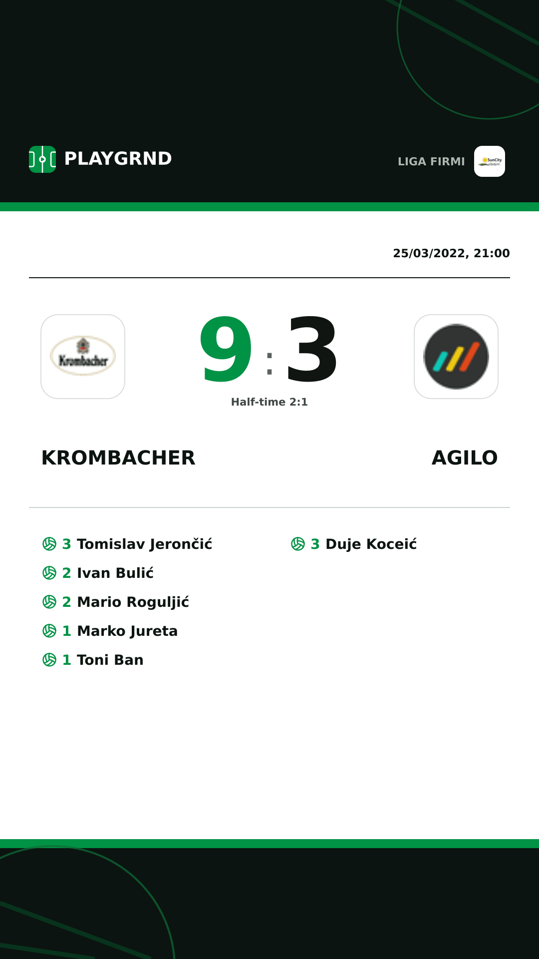 Instagram artwork: Krombacher 9:3 Agilo