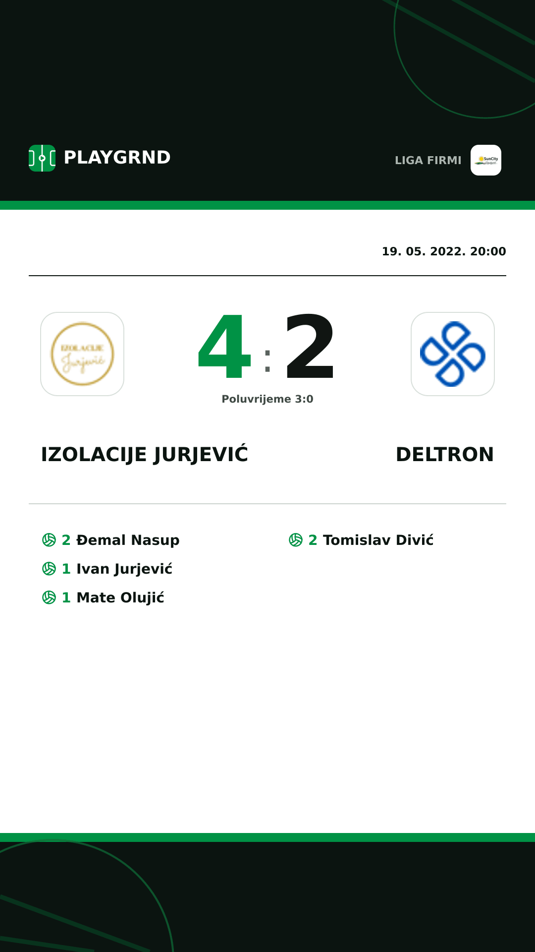 Instagram slika: Izolacije Jurjević 4:2 Deltron