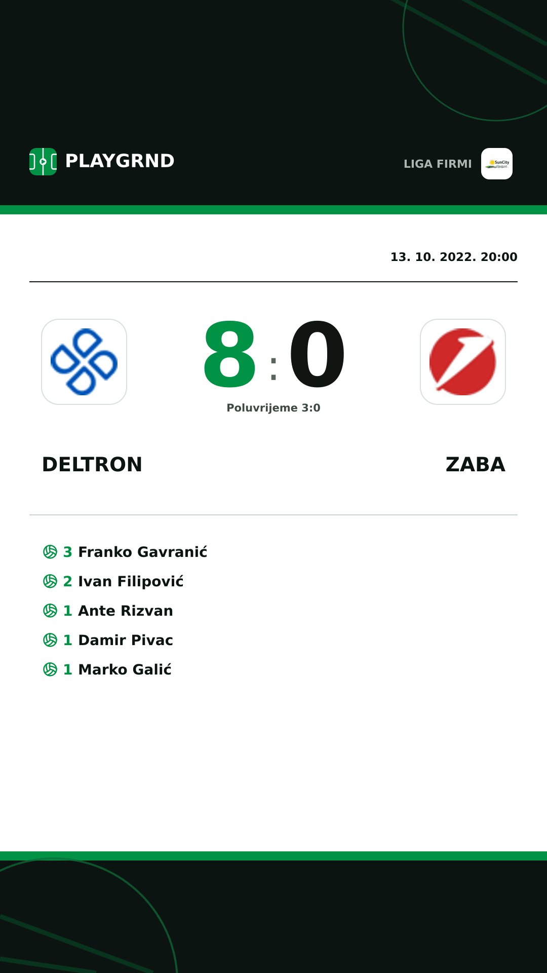 Instagram slika: Deltron 8:0 Zaba
