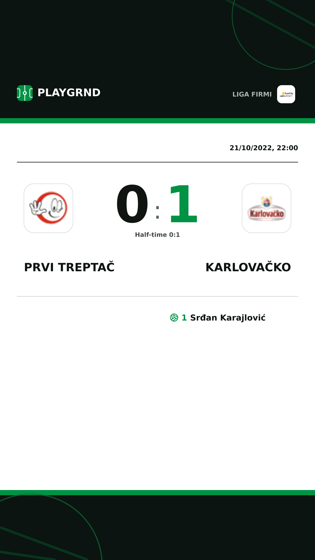 Instagram artwork: Prvi Treptač 0:1 Karlovačko