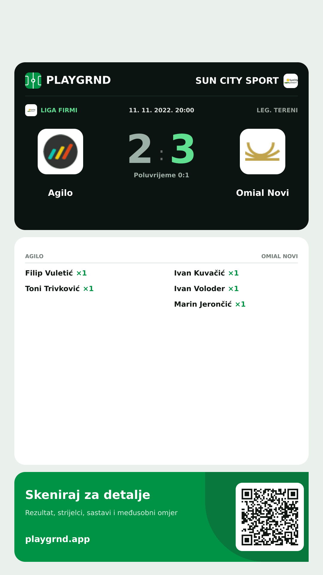 Story slika: Agilo 2:3 Omial Novi