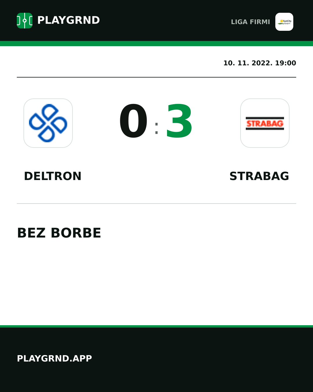 Instagram slika: Deltron 0:3 Strabag