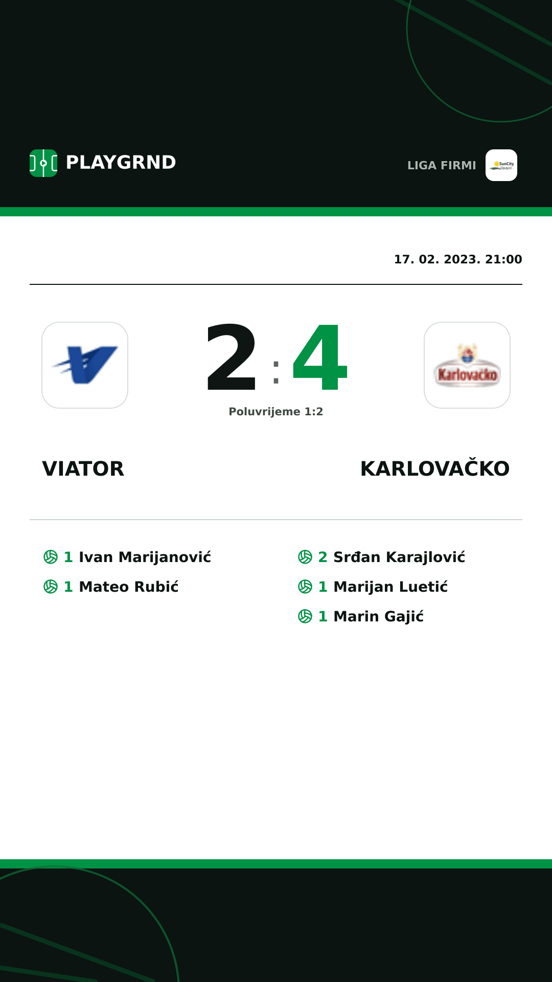 Instagram slika: Viator 2:4 Karlovačko
